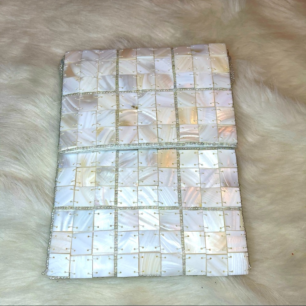 Mad by Design Vintage Mother of Pearl & Natural Horn Purse